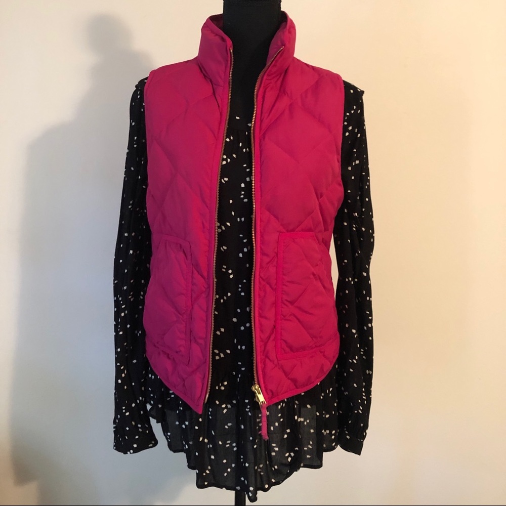 Pink J. Crew Vest